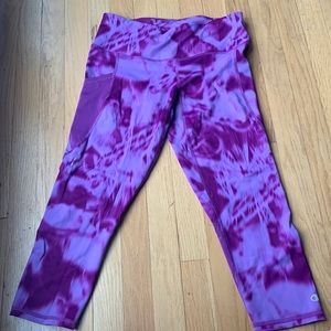 Champion purple capris workout pant medium